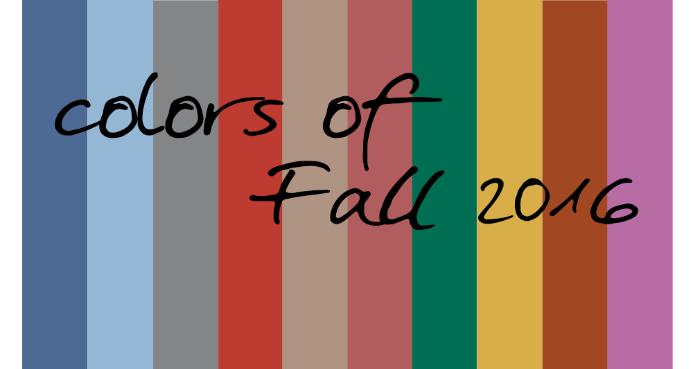 fall 2016 trend colors