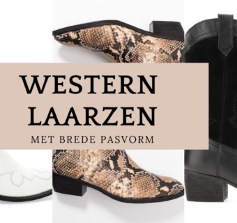 western laarzen met brede pasvorm